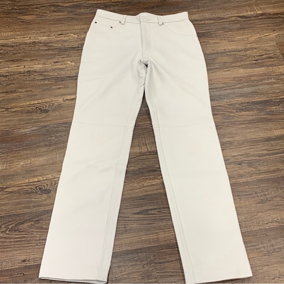 Pants - #20 White Leather Pants
